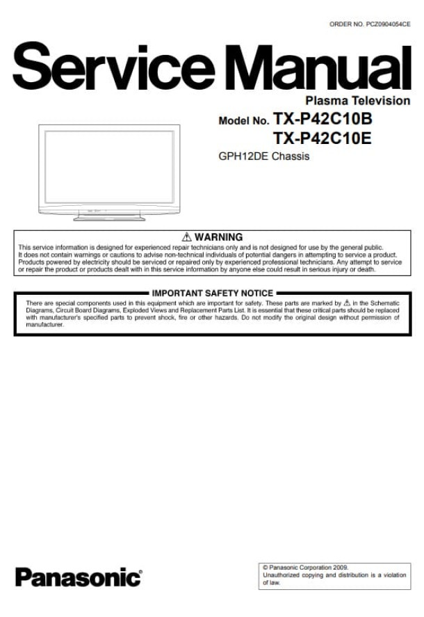 GPH12DE_TX-P42C10B, TX-P42C10E